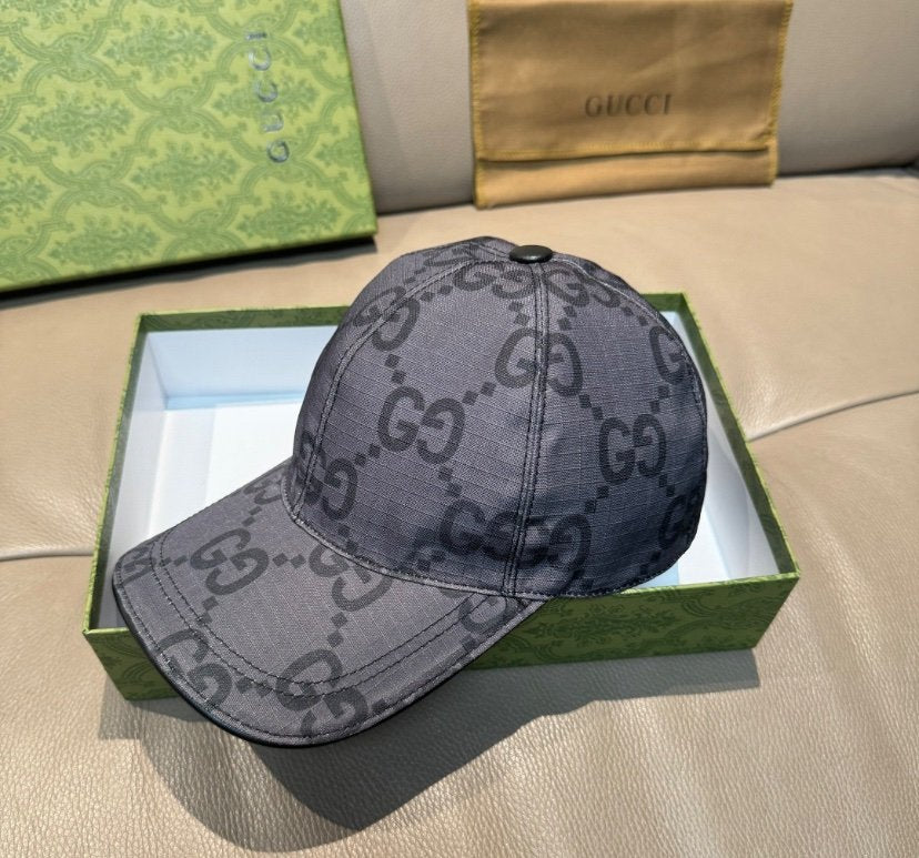 Gucci GG Ripstop Baseball Cap Grey