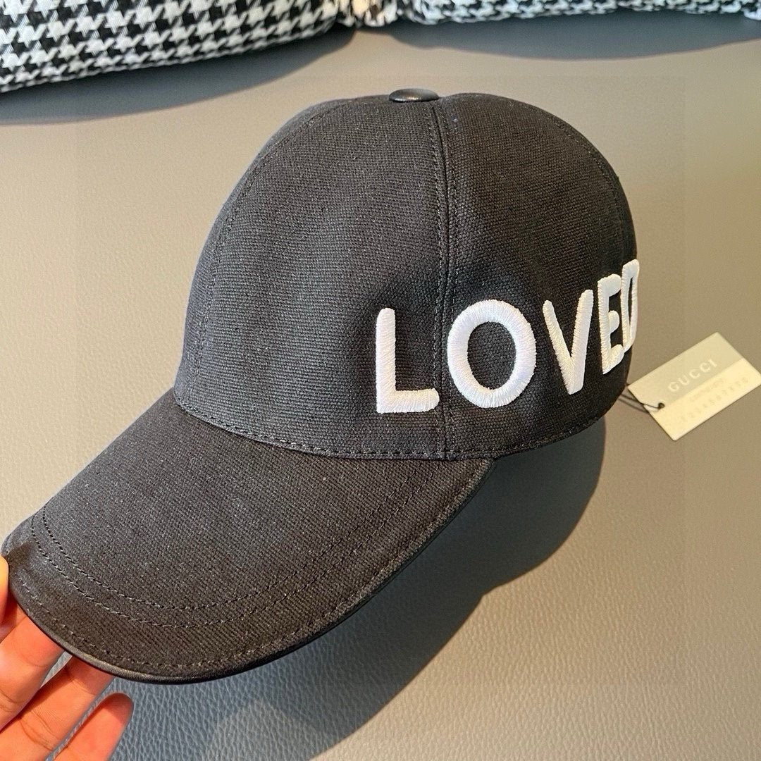 Gucci Loved Baseball Cap Black