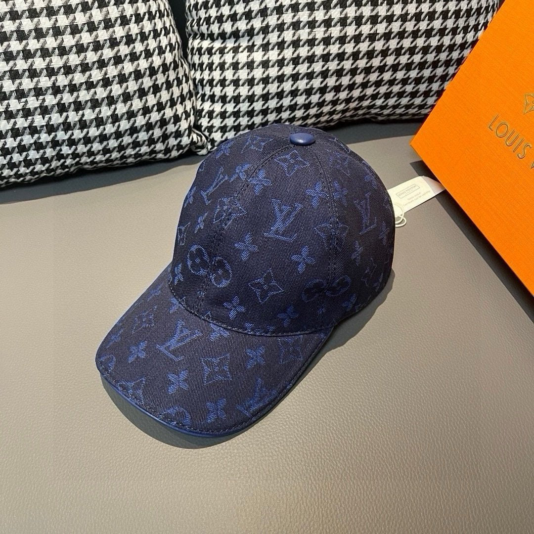 Louis Vuitton Monogram Essential Cap Blue