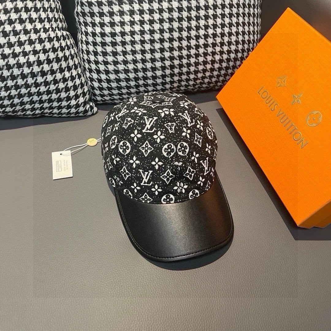 Louis Vuitton Jacquard Denim Cap Black