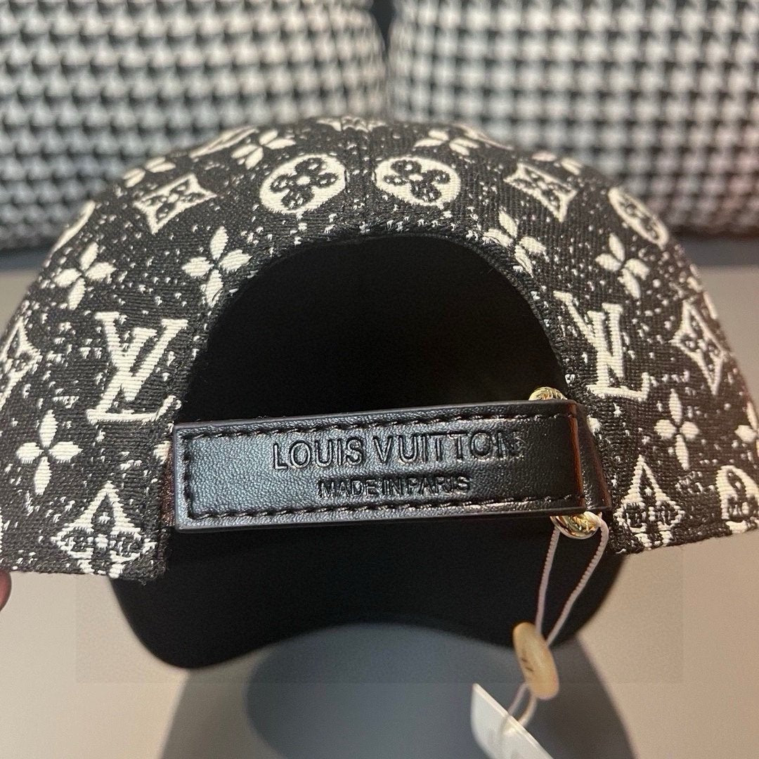Louis Vuitton Jacquard Denim Cap Black