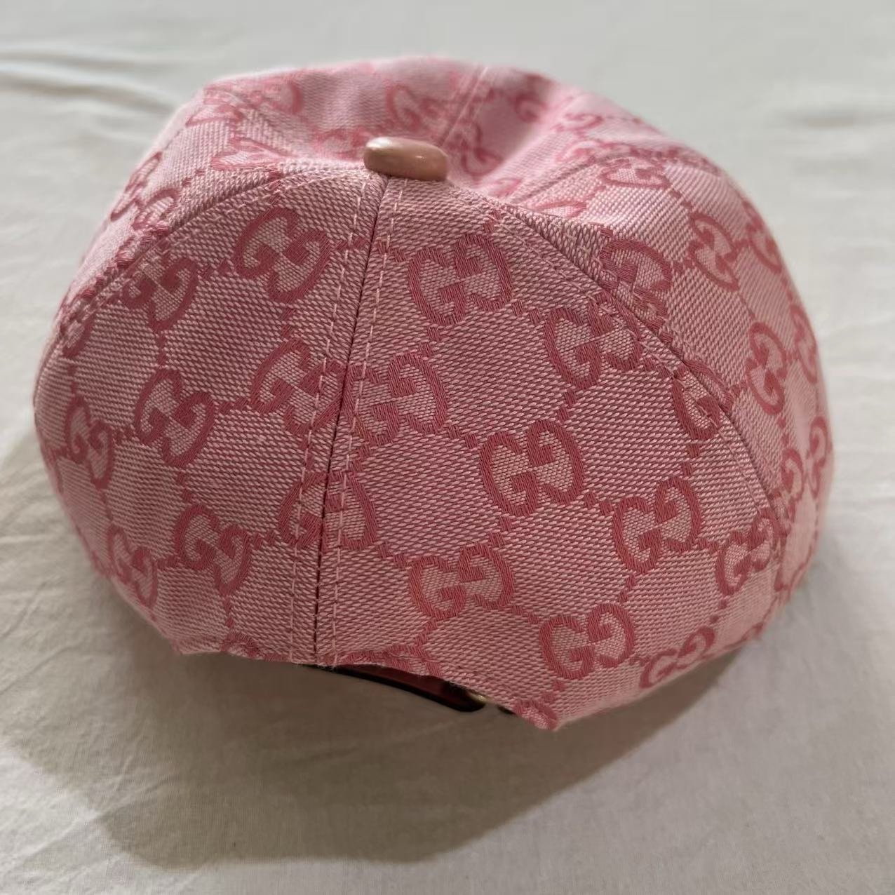 Gucci GG Canvas Baseball Cap Pink