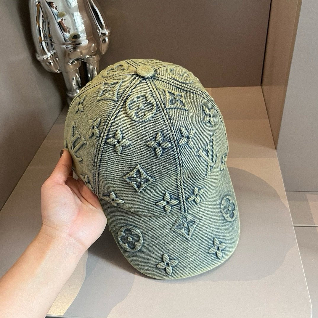 Louis Vuitton Denim Cap Blue