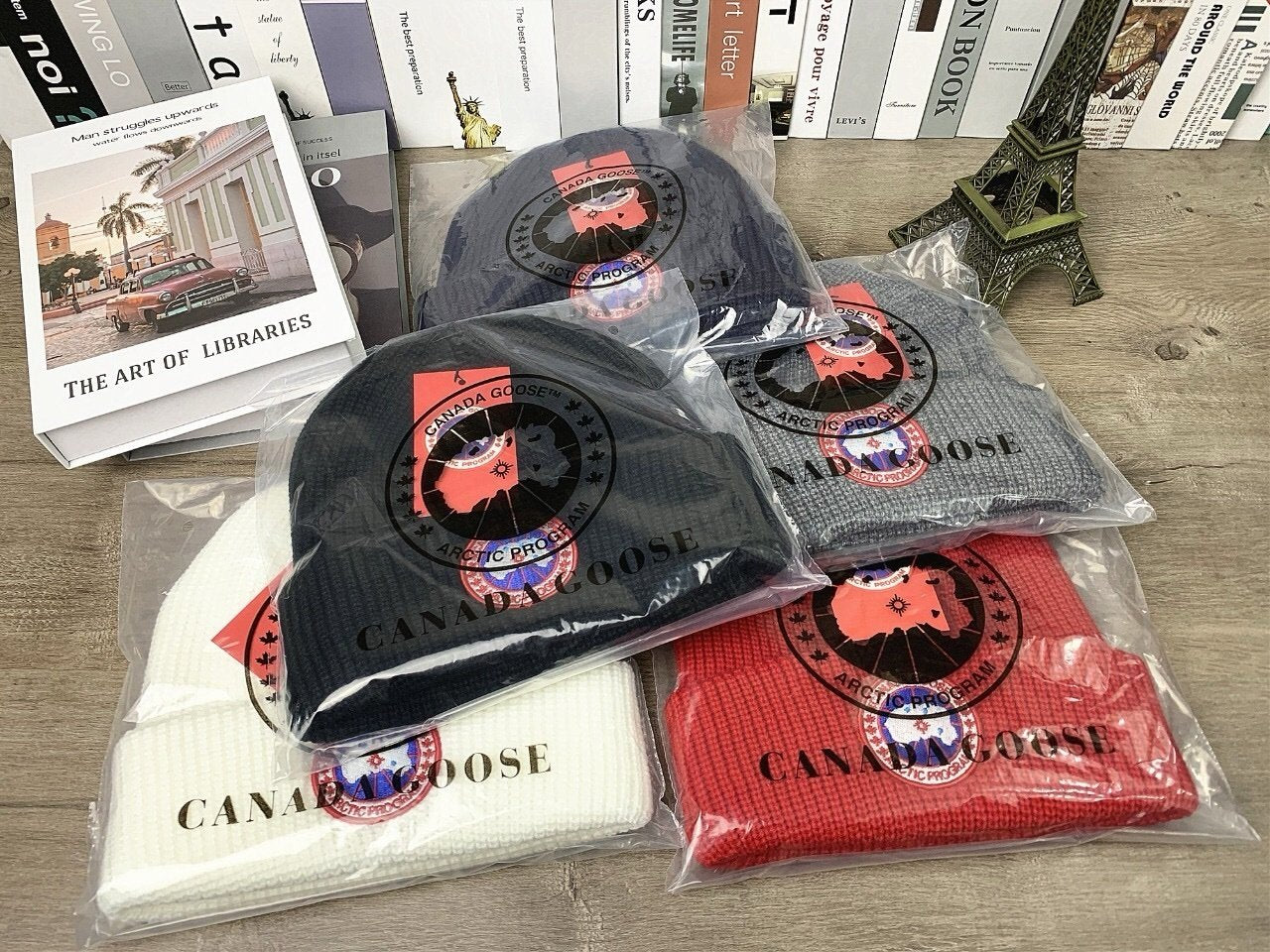 Canada Goose Logo Patch Beanie