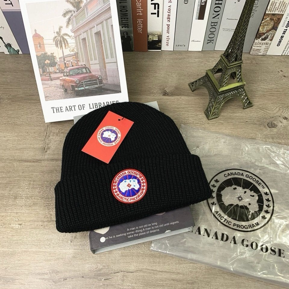 Canada Goose Logo Patch Beanie