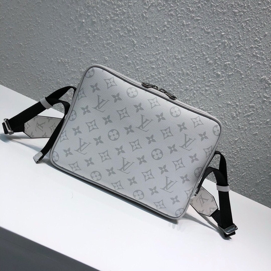 Louis Vuitton Taigarama Monogram Outdoor Messenger Bag White