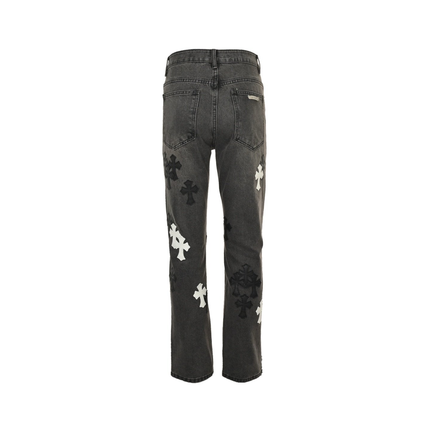 Chrome Hearts Kendall Jenner Jeans White Logo Patch