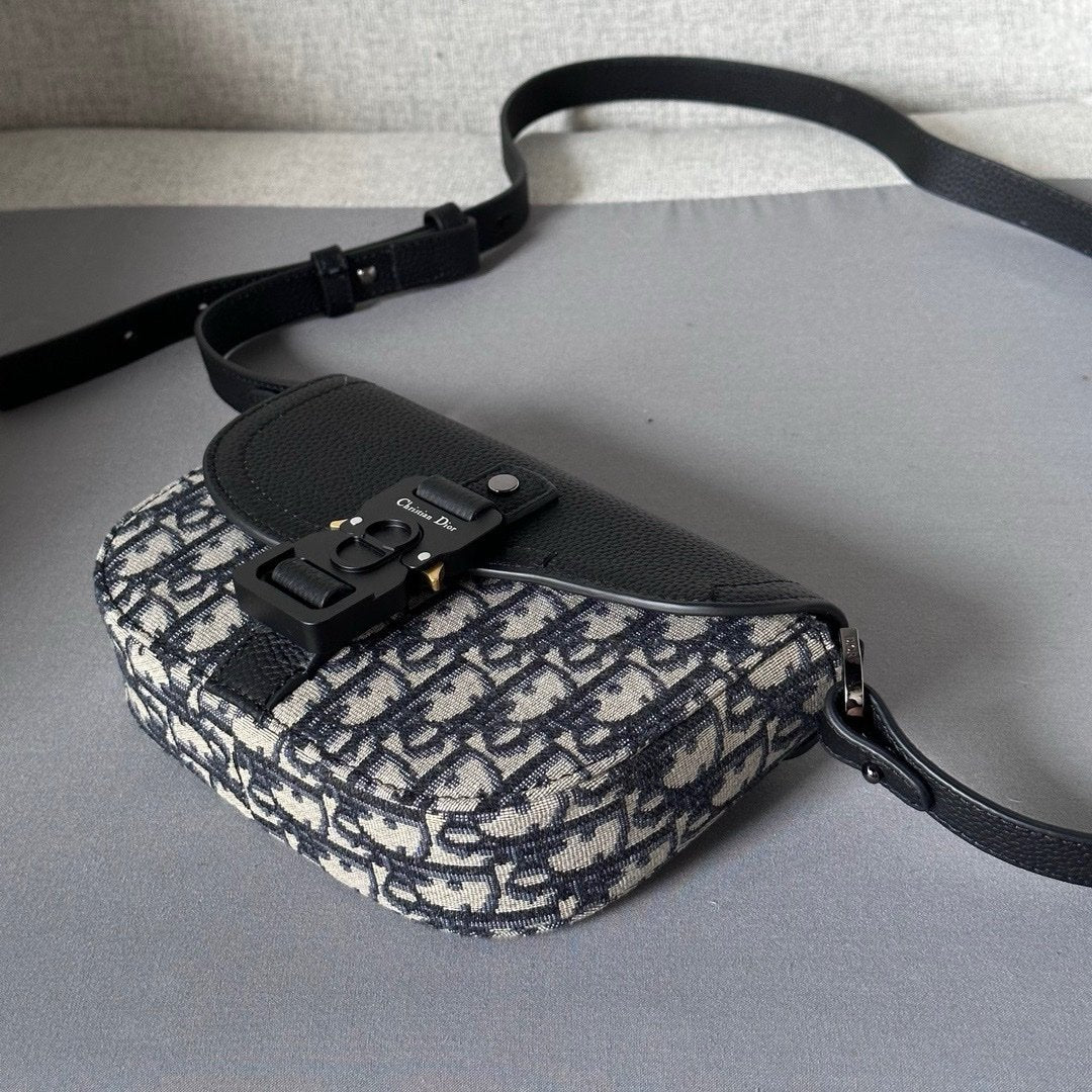 Dior Oblique Mini Saddle Messenger Bag