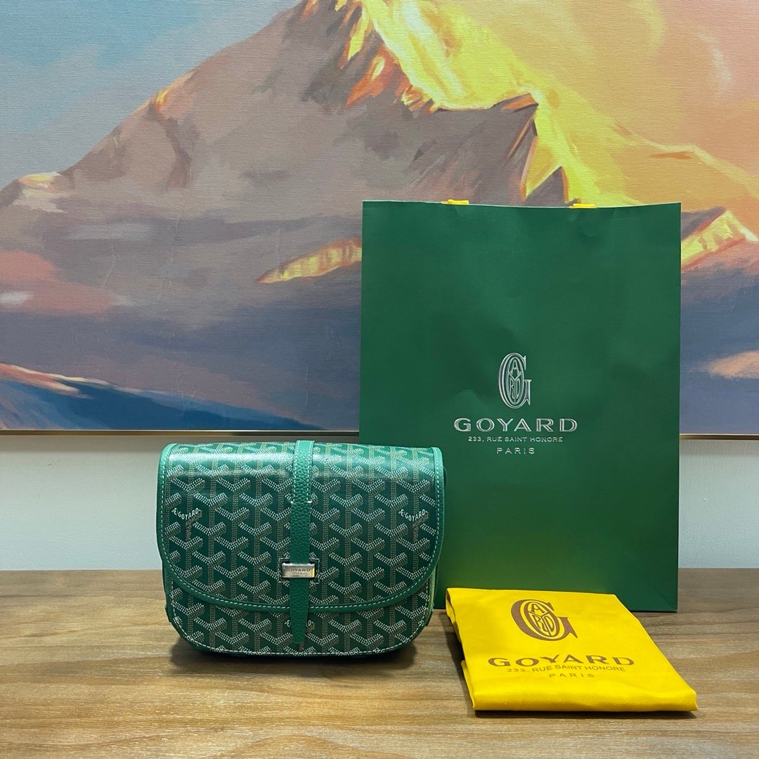 Goyard Belvedere PM Messenger Bag Green