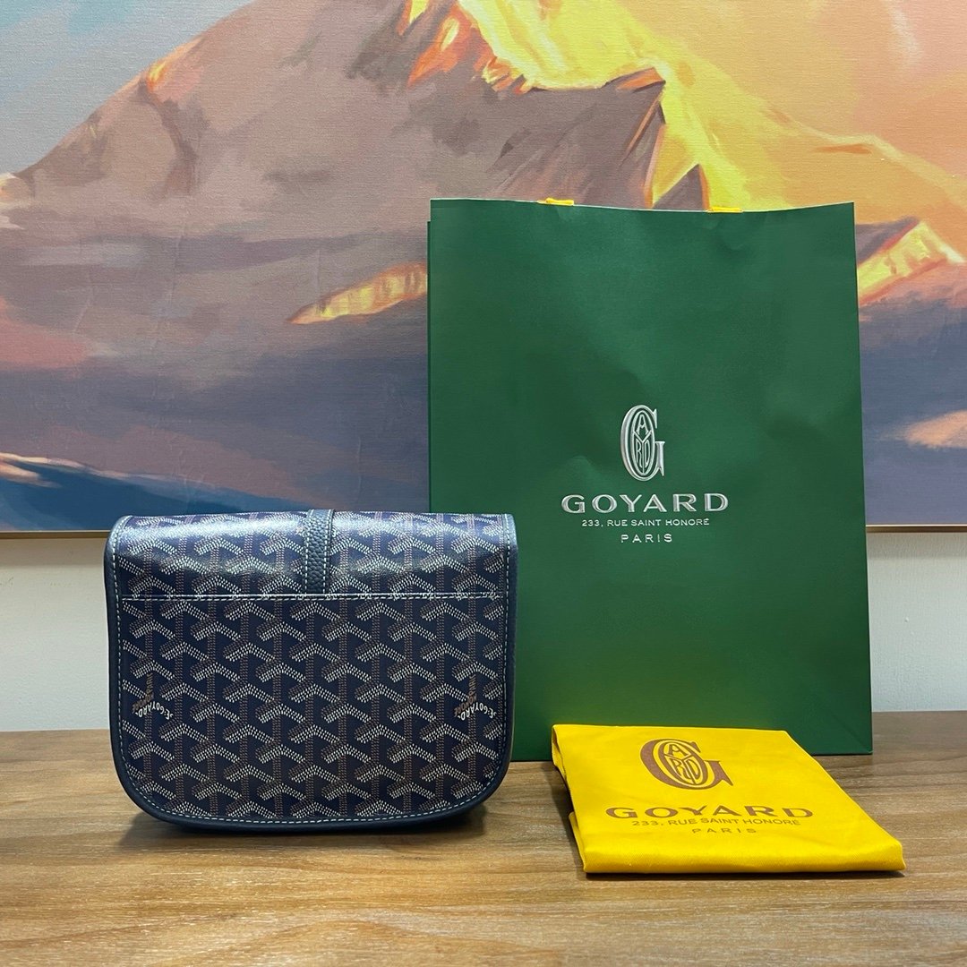 Goyard Belvedere PM Messenger Bag Navy