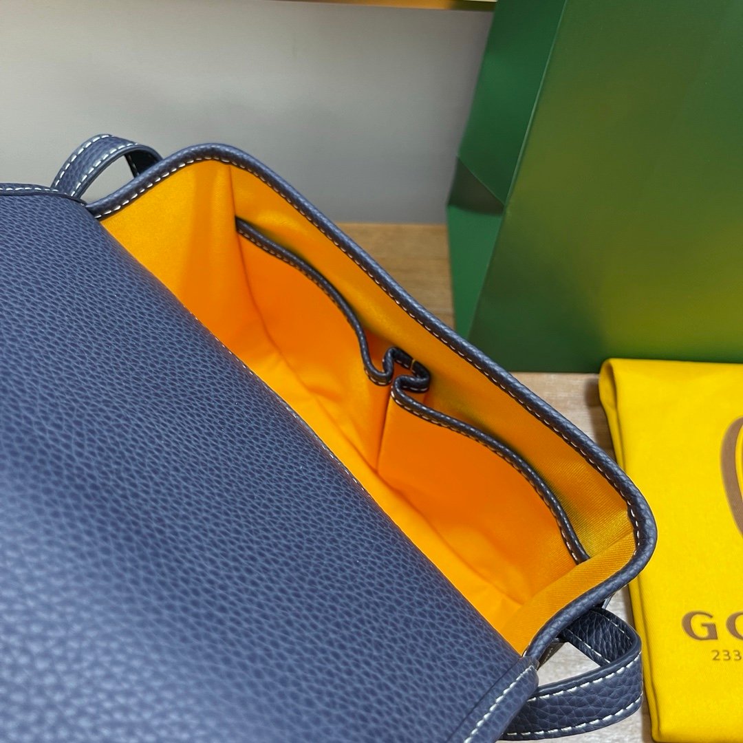Goyard Belvedere PM Messenger Bag Navy