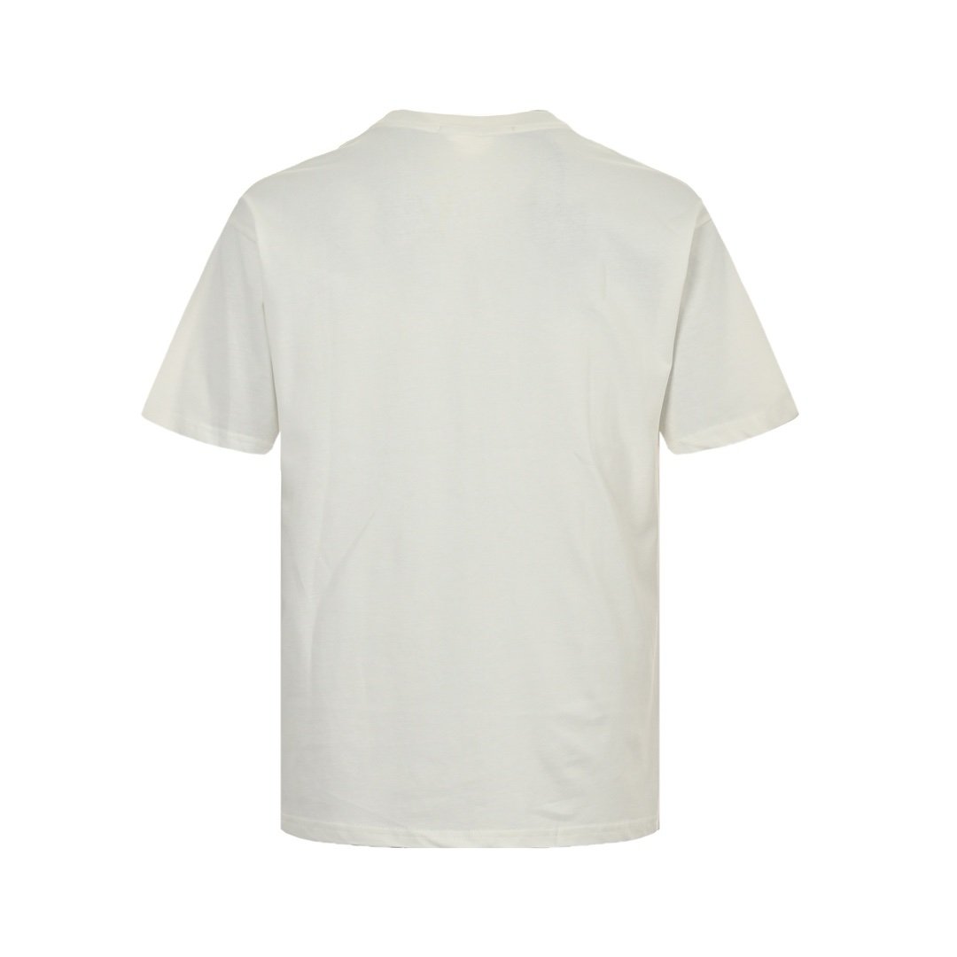 Givenchy White Logo Patch White T-Shirt