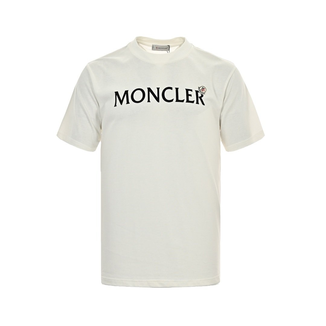 Moncler Logo White Cotton T-Shirt