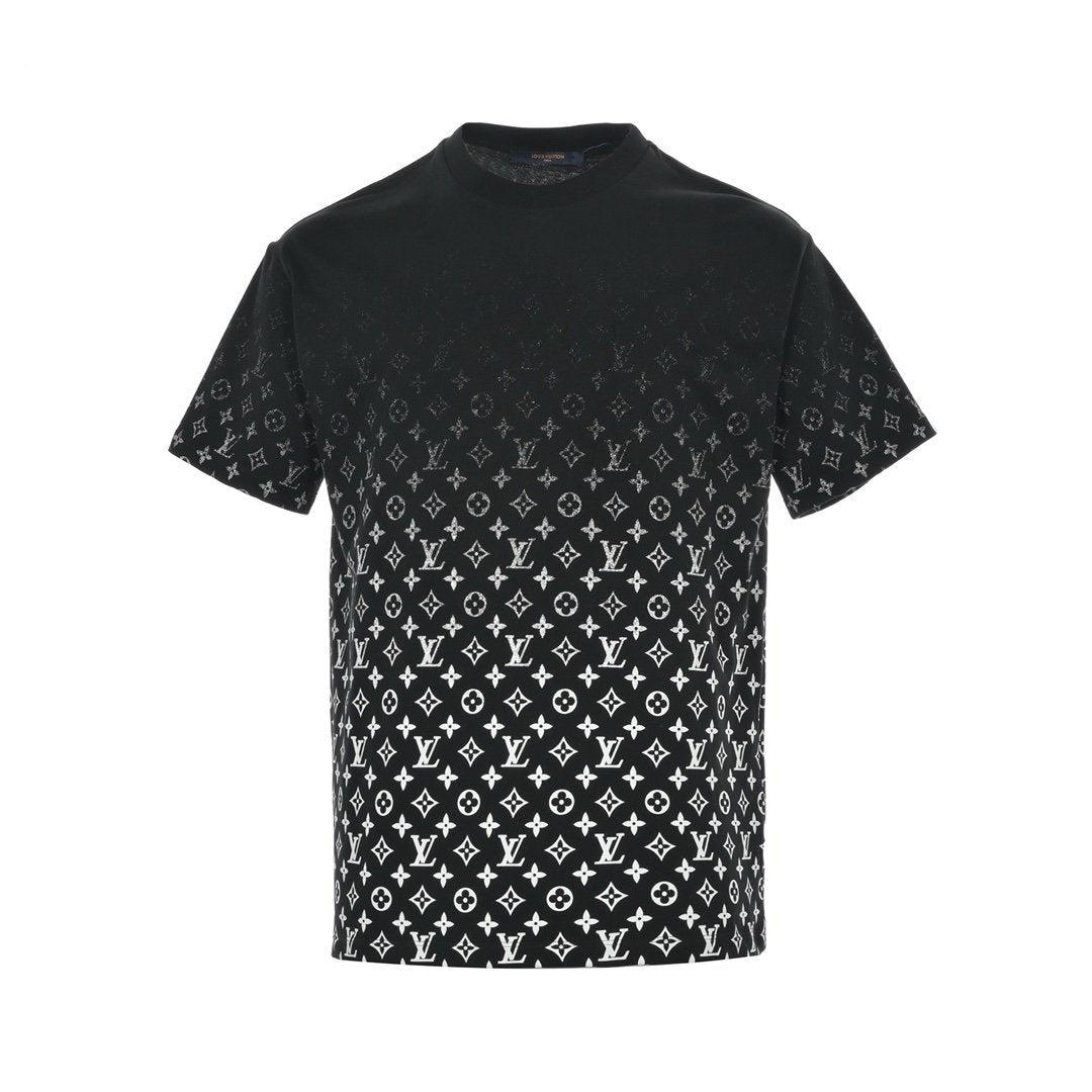 Louis Vuitton LVSE Monogram Gardient T-Shirt Black White