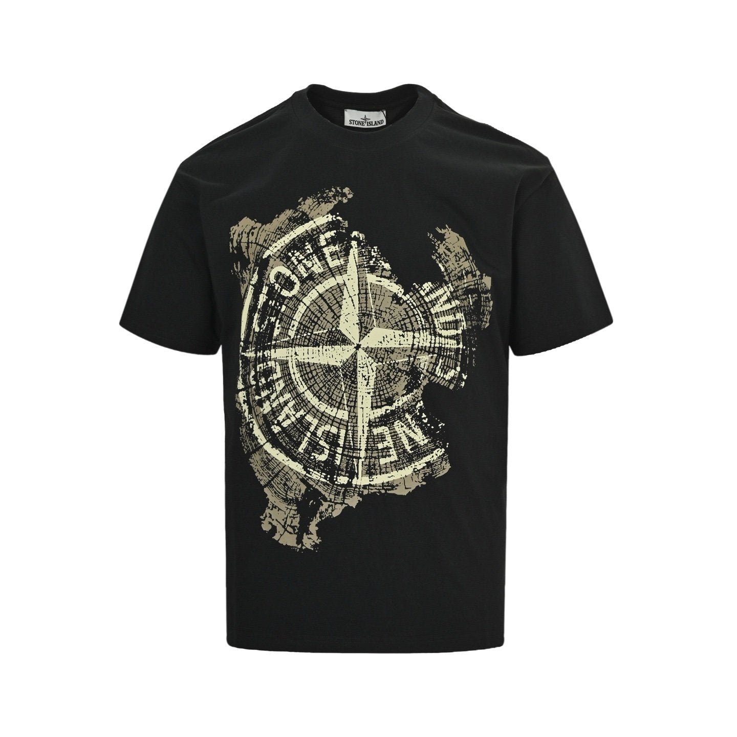 Stone Island Black Cotton Jersey T-Shirt