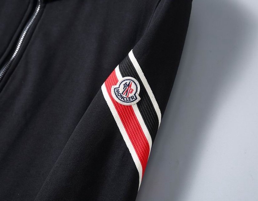 Moncler Tricolour Black Striped Tracksuit