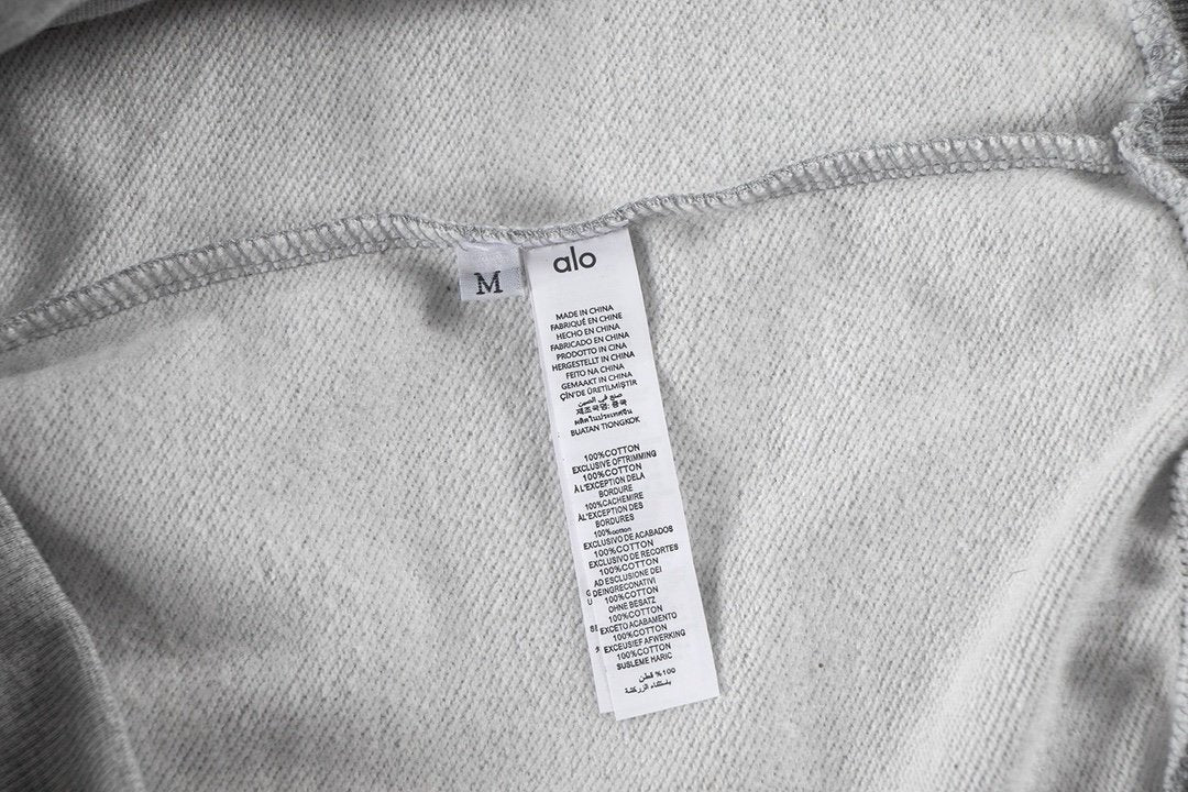 Alo Yoga Accolade Cotton-Blend Tracksuit Grey