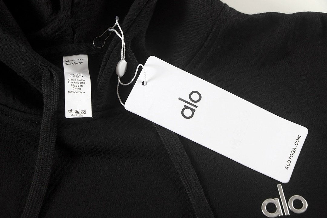 Alo Yoga Accolade Cotton-Blend Tracksuit Black