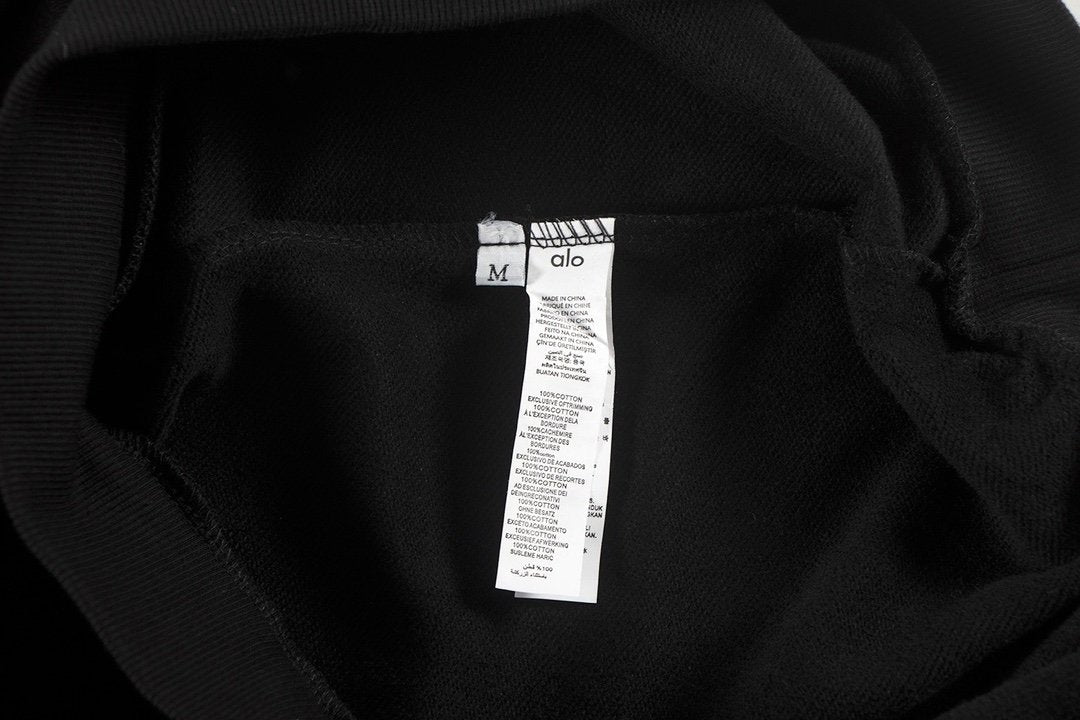 Alo Yoga Accolade Cotton-Blend Tracksuit Black