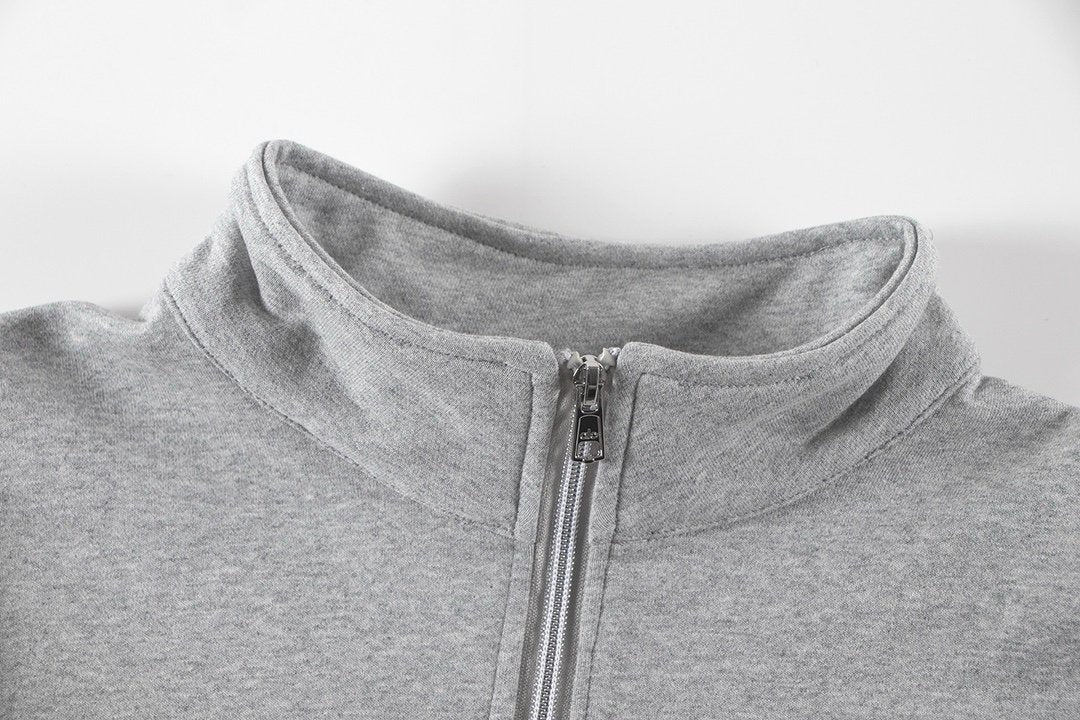 Alo Yoga 1/4 Zip Tracksuit Grey