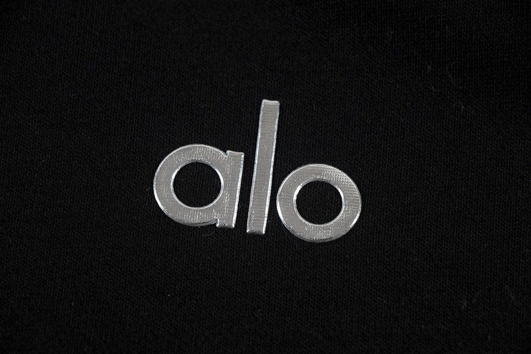 Alo Yoga 1/4 Zip Tracksuit Black