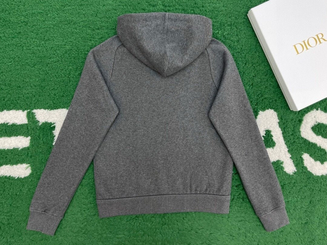 Dior Icon Jacquard Tracksuit Cashmere & Wool Grey