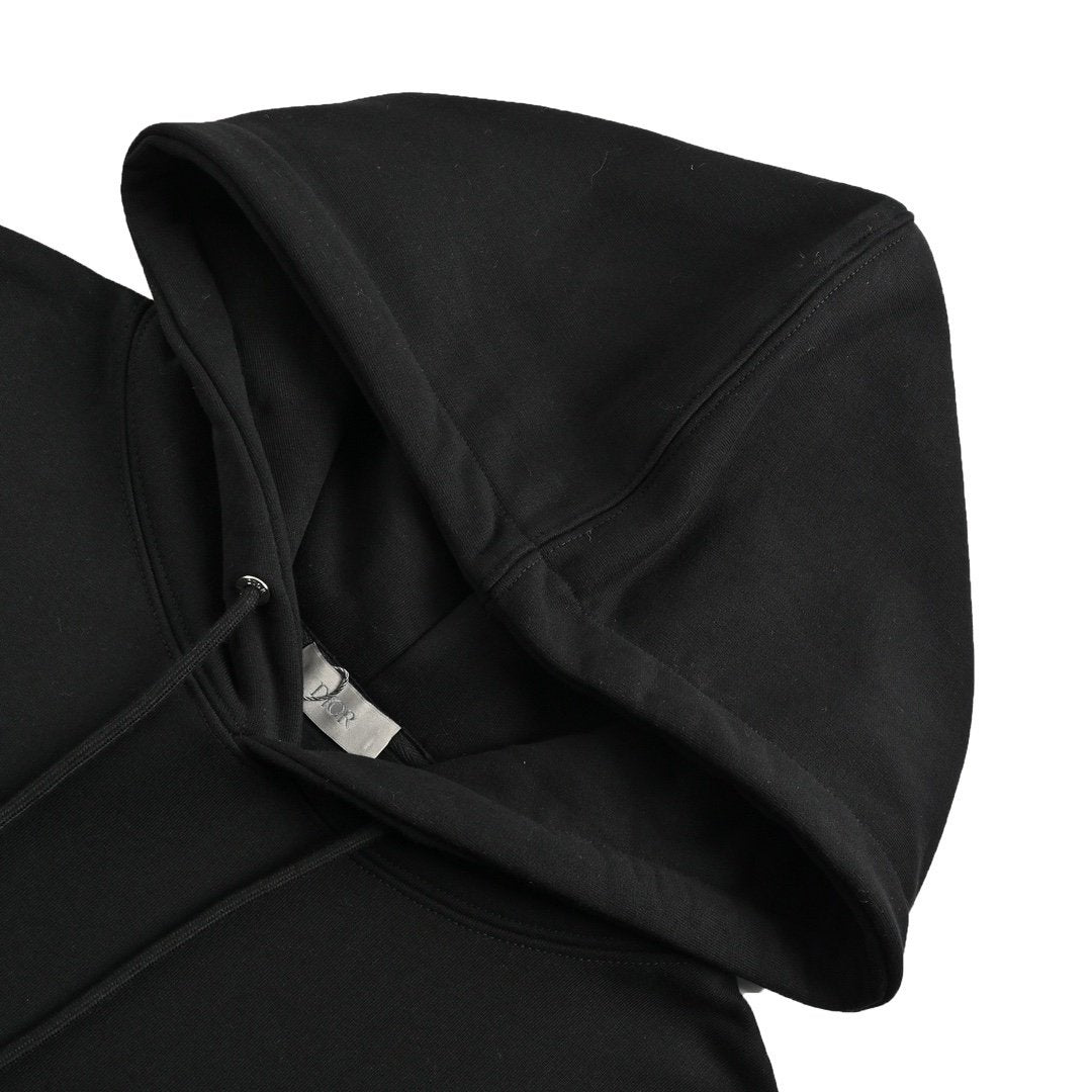 Dior CD Logo Hoodie in Black