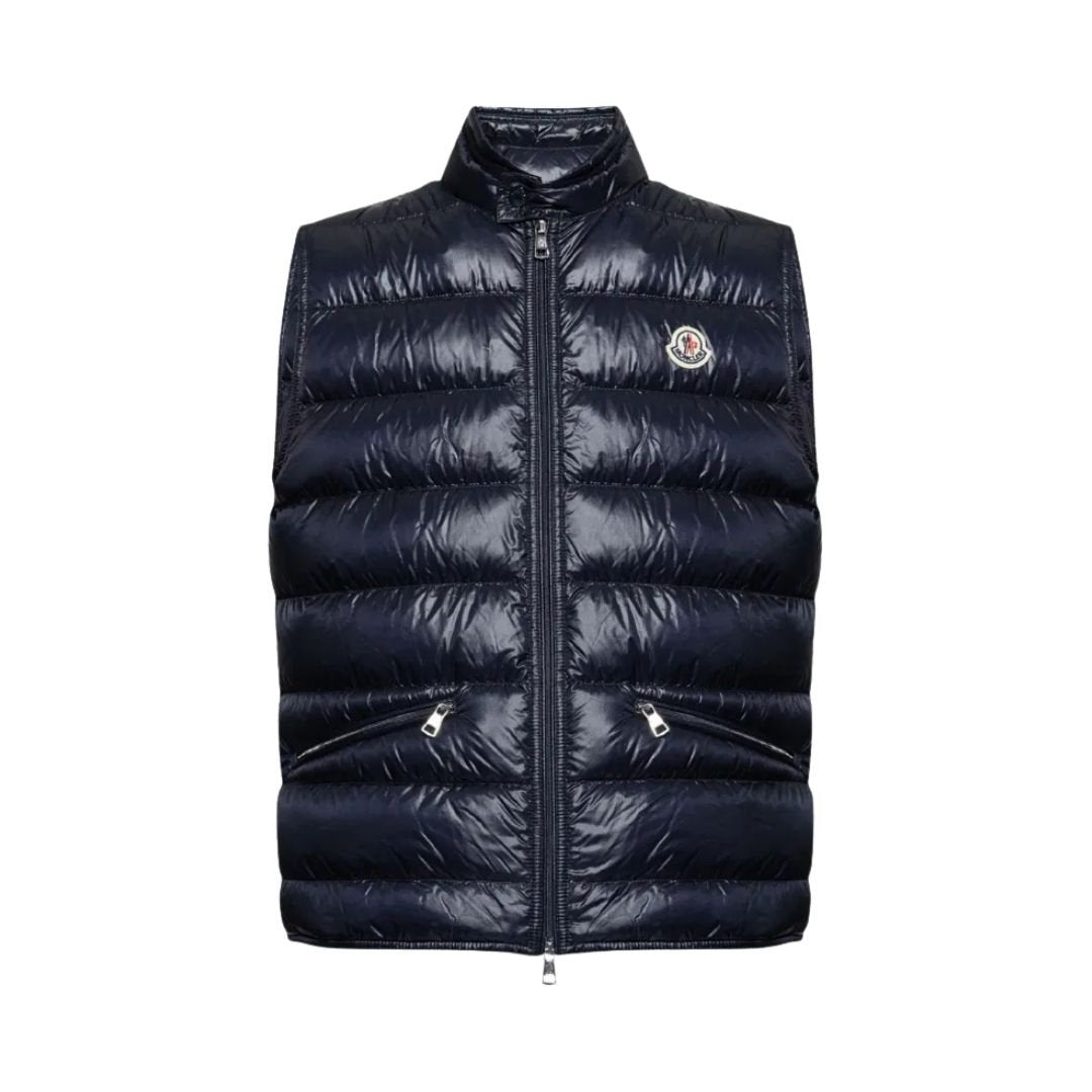 Moncler Lechtal Down Bodywarmer Navy Blue