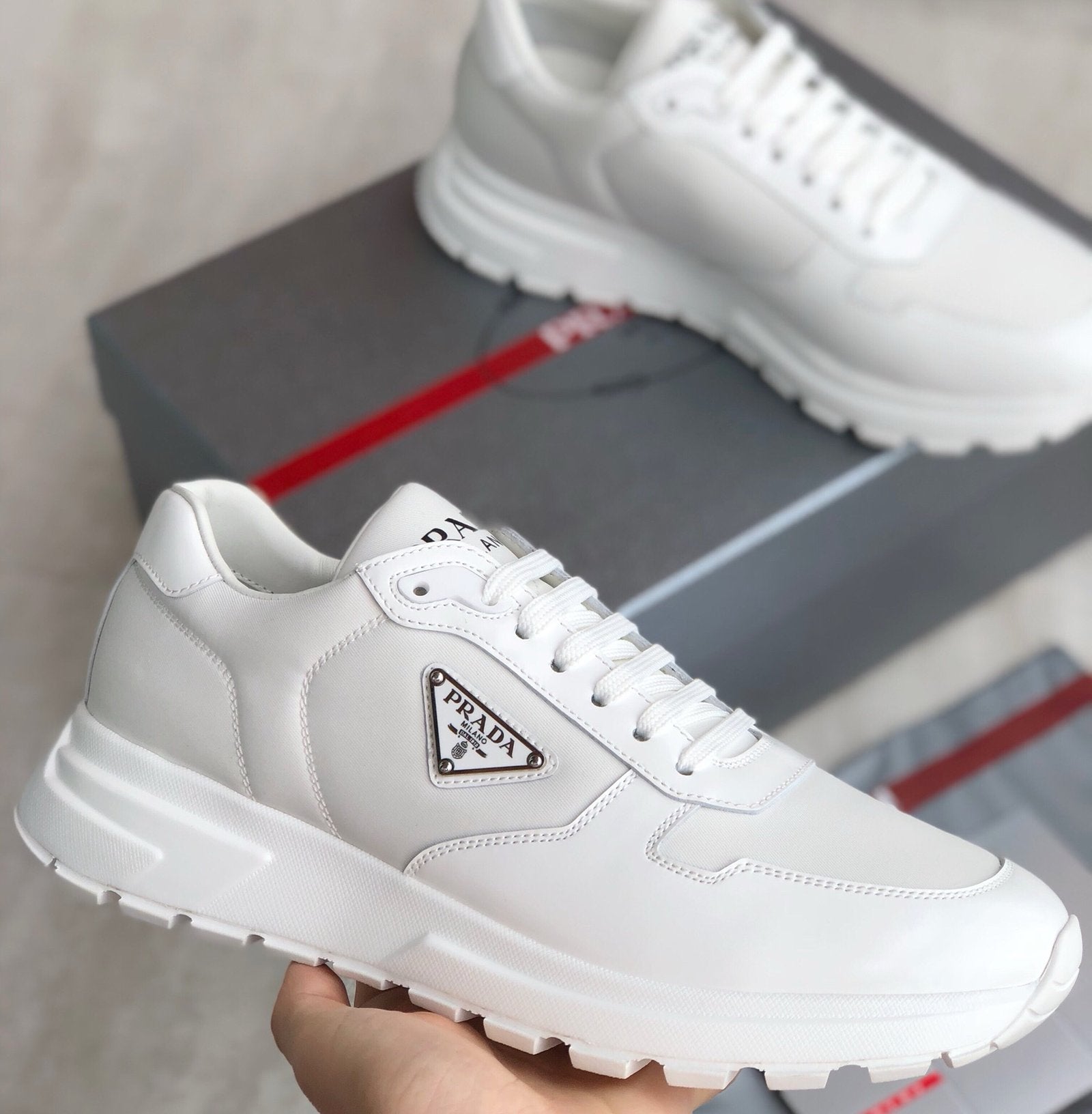 Prada Prax 01 Re-Nylon White
