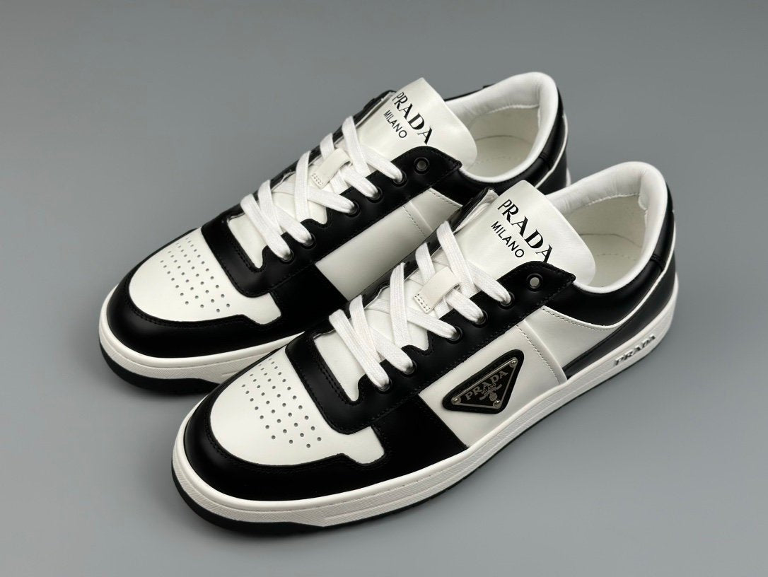 Prada Downtown Low Top White Black