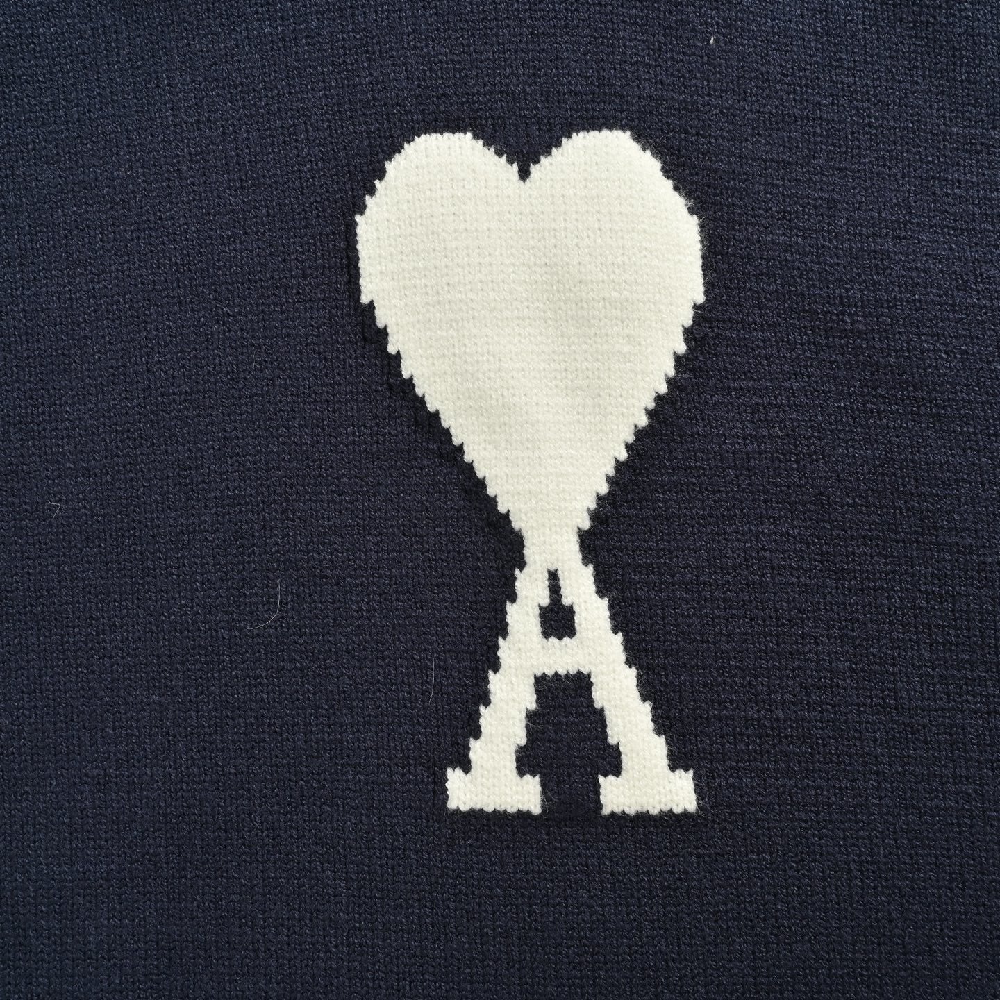 Ami De Paris Sweater Navy Blue/White