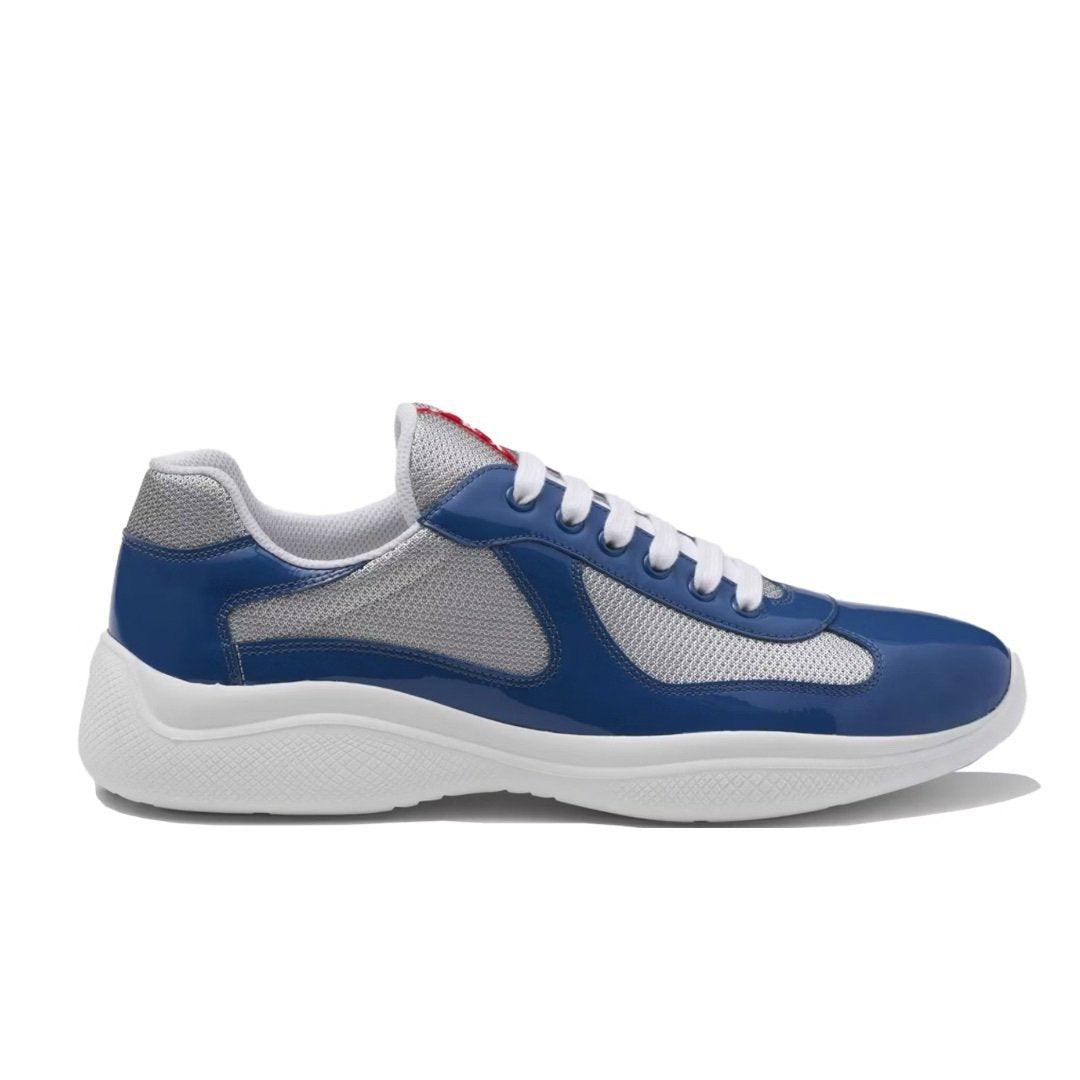 Prada Americas Cup Blue Grey Trainers