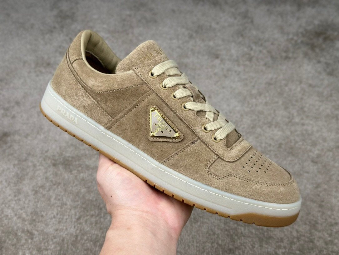 Prada Downtown Delavé Beige Suede