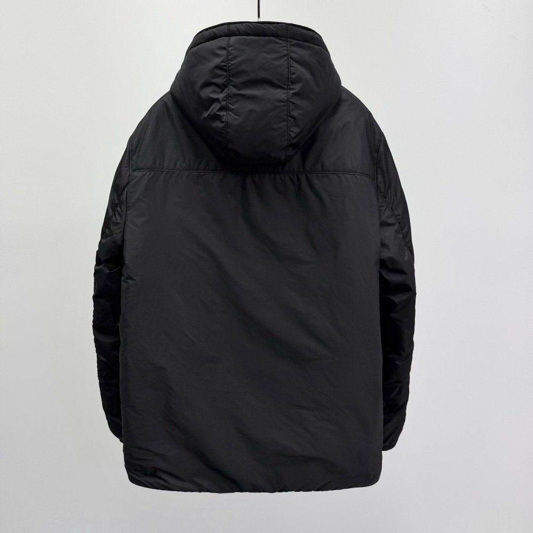 Prada Re-Nylon Puffer Jacket Black