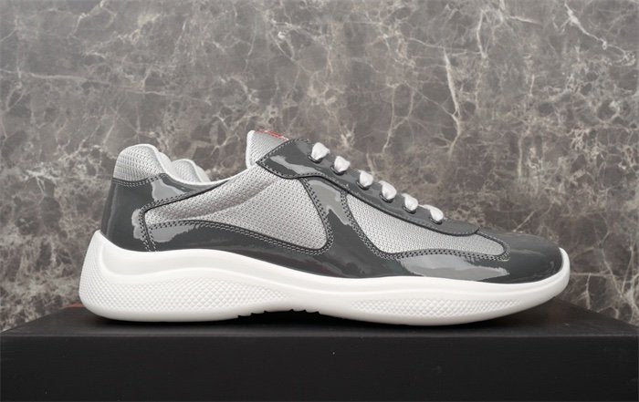 Prada Americas Cup Anthracite Grey Trainers