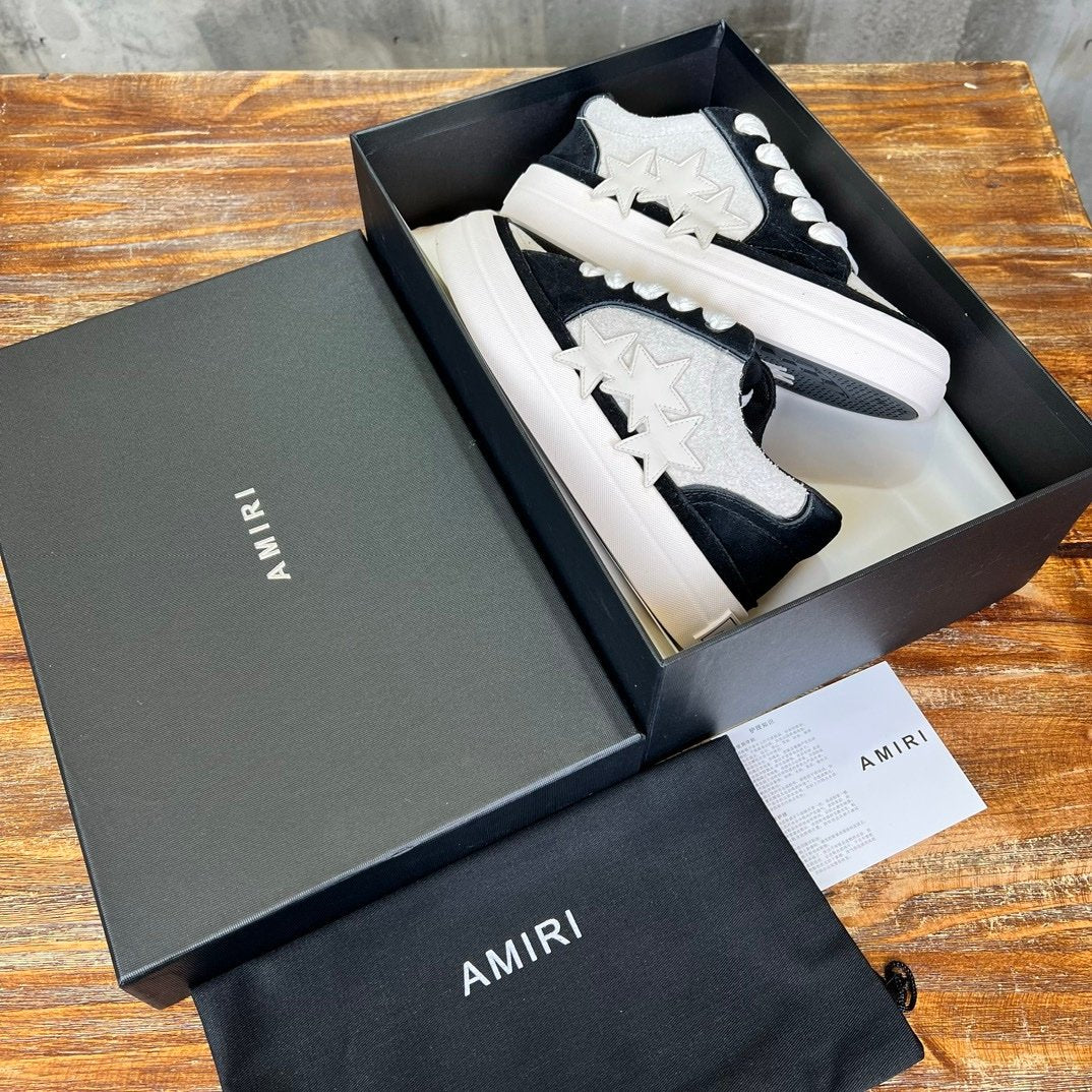 Amiri Low Top Sunset Skate Low Birch Black