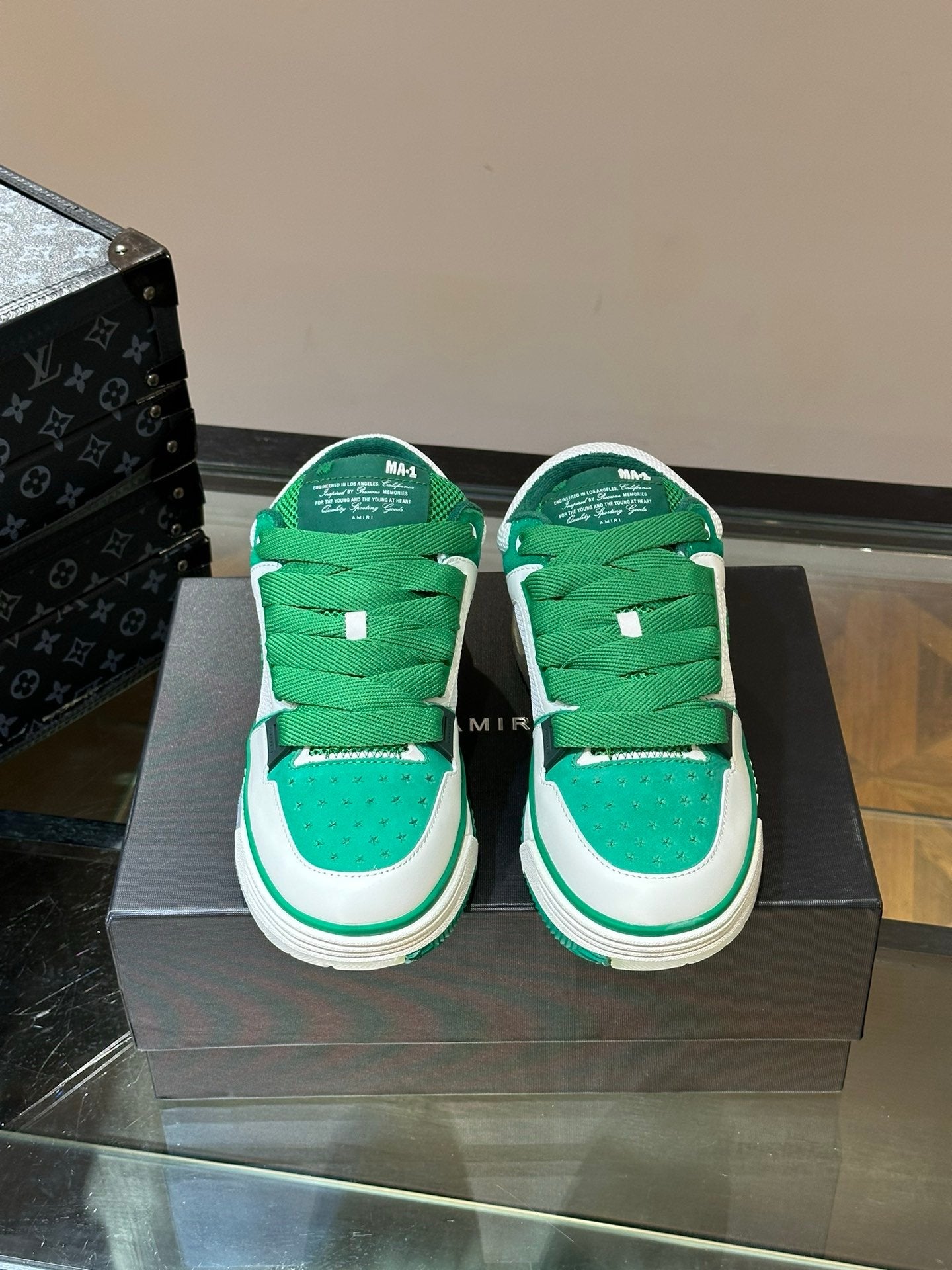 Amiri MA-1 Green White