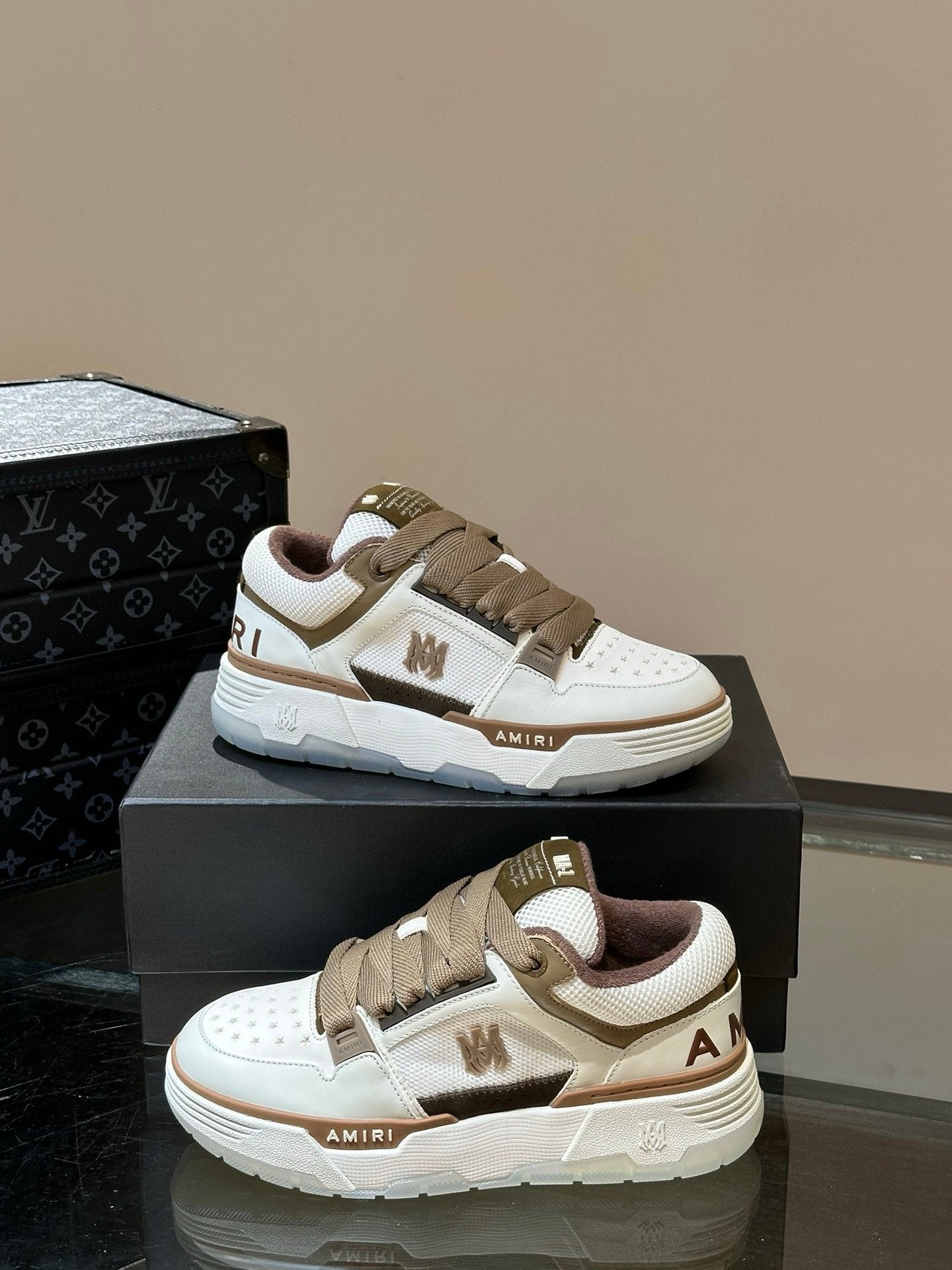 Amiri MA-1 Brown White l