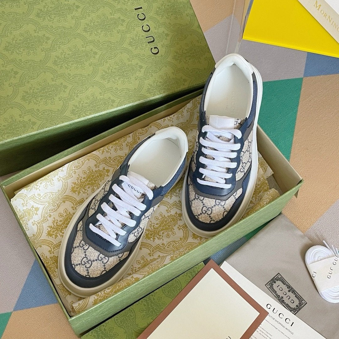 Gucci GG Supreme Beige Navy