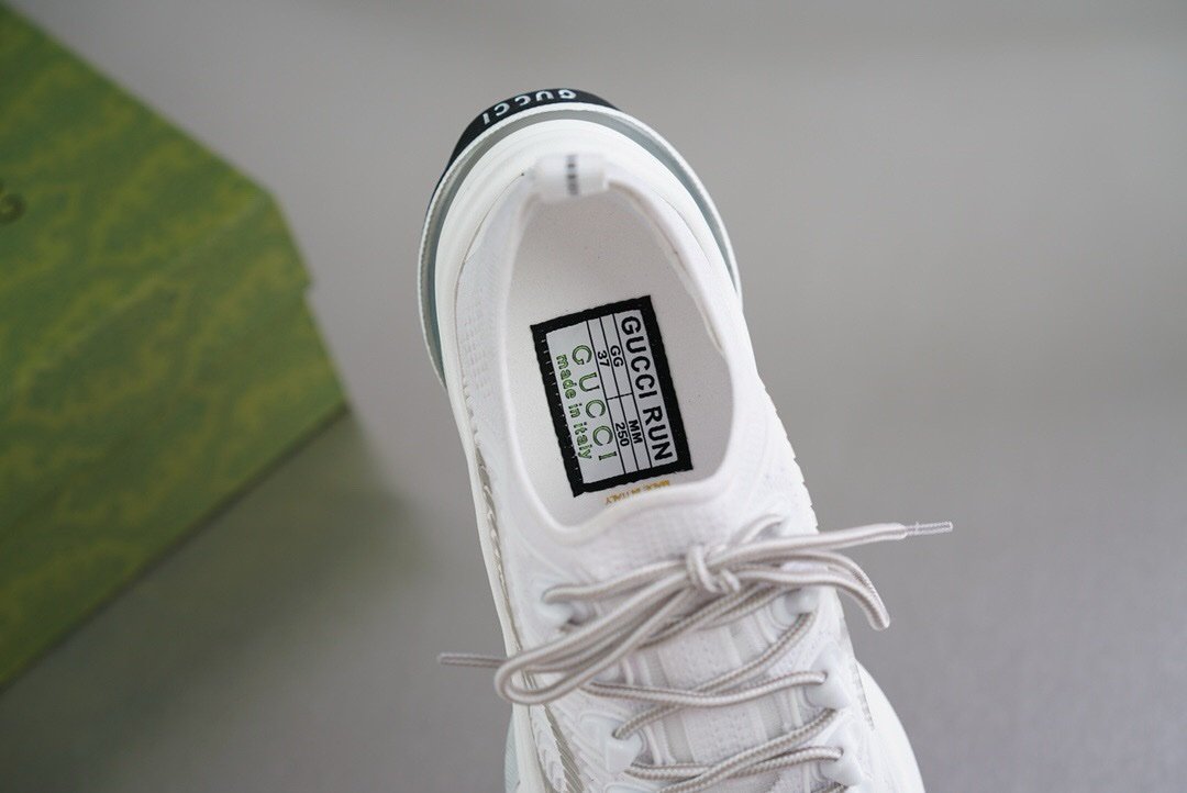 Gucci GG Run Sneaker White Grey