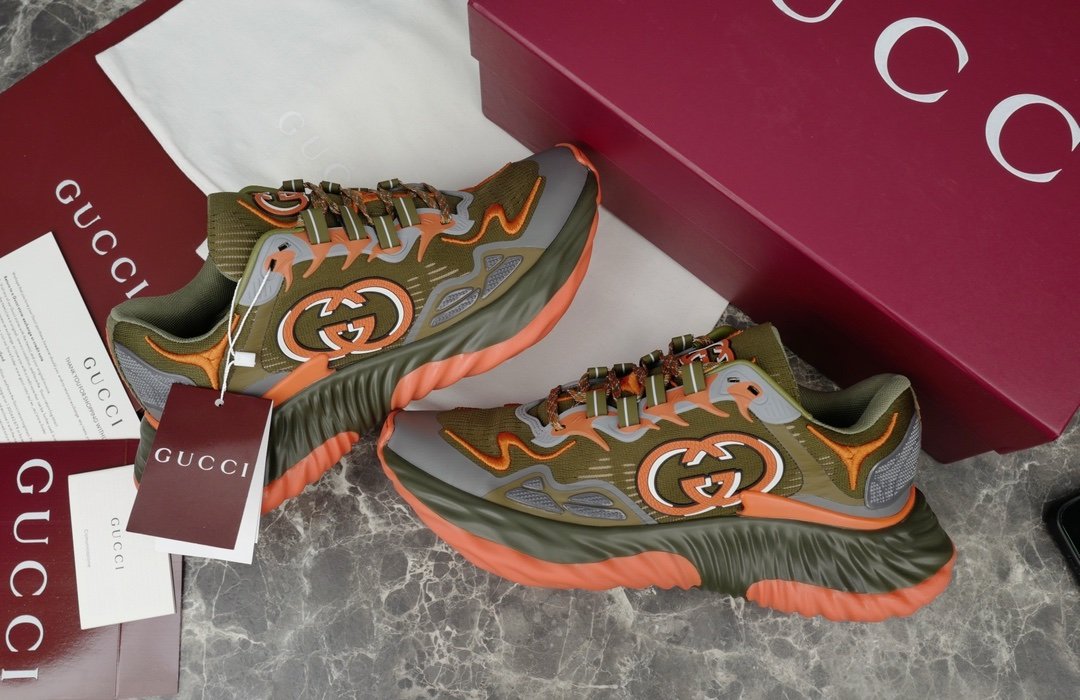 Gucci Ripple Splash Green Orange