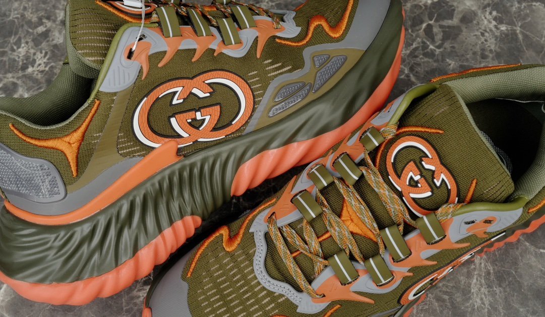 Gucci Ripple Splash Green Orange