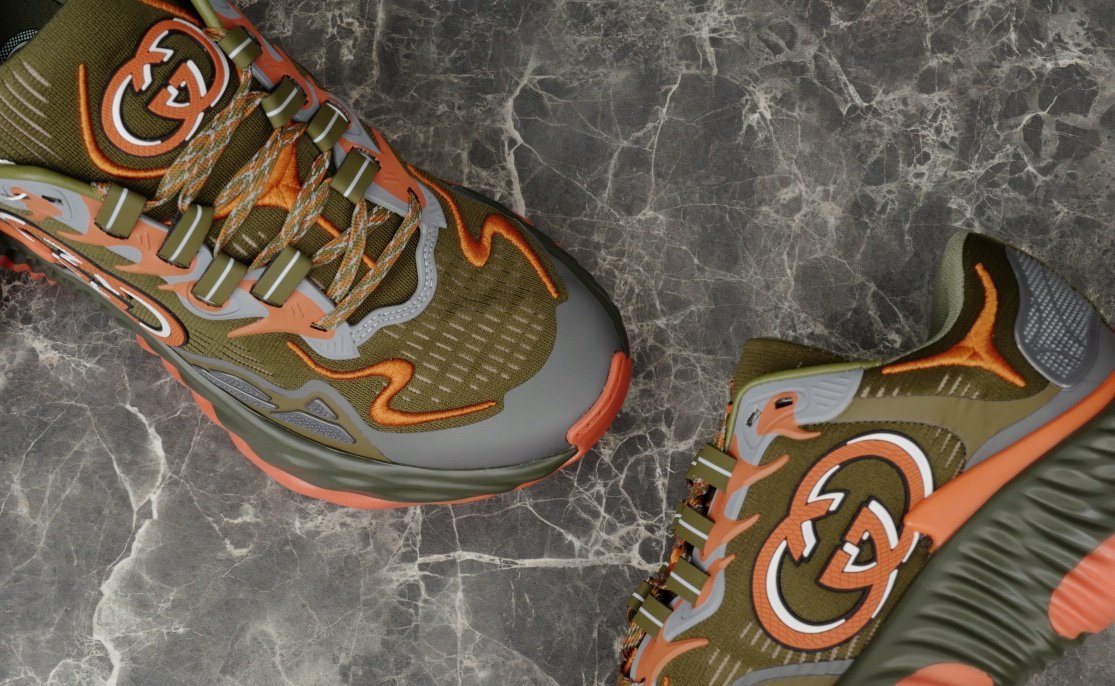 Gucci Ripple Splash Green Orange