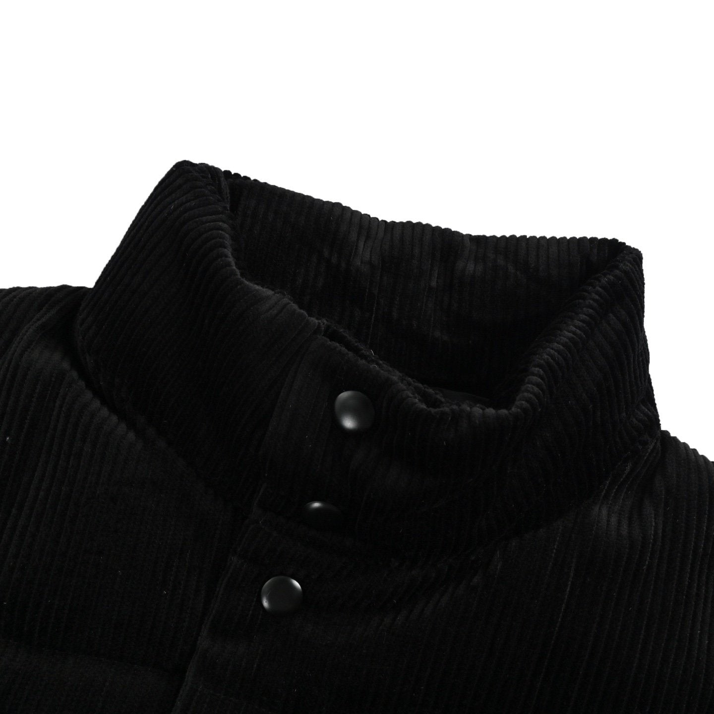 Prada Down-Filled Cotton Corduroy Bodywarmer In Black