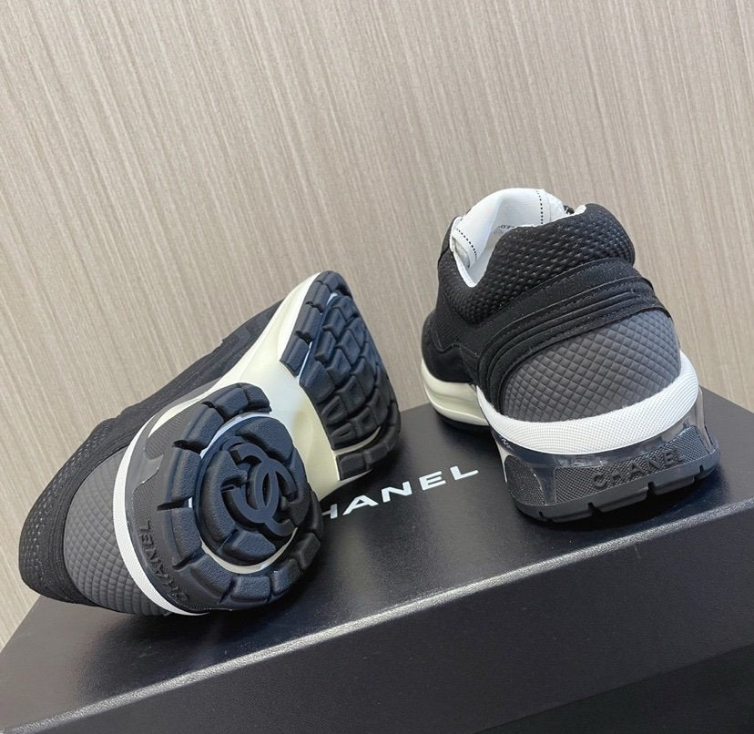 Chanel Low Top CC Trainer Black