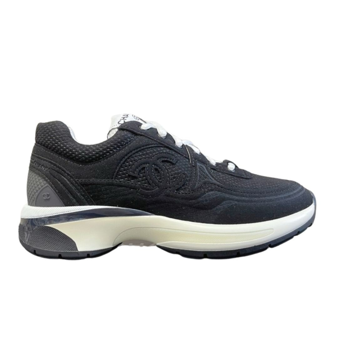 Chanel Low Top CC Trainer Black