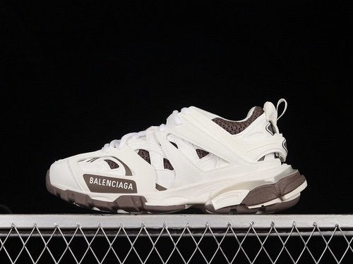 Balenciaga Track Trainer White Brown