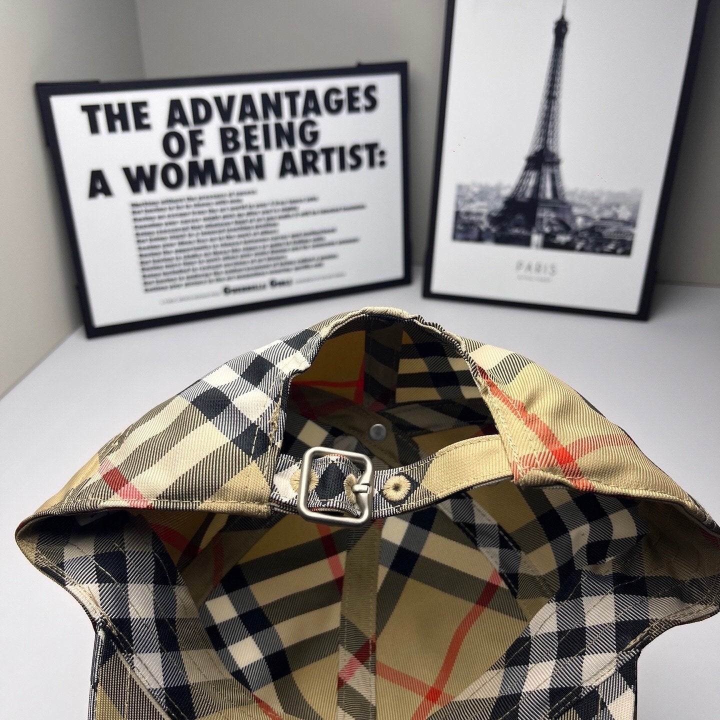 Burberry EKD Check Baseball Cap Beige
