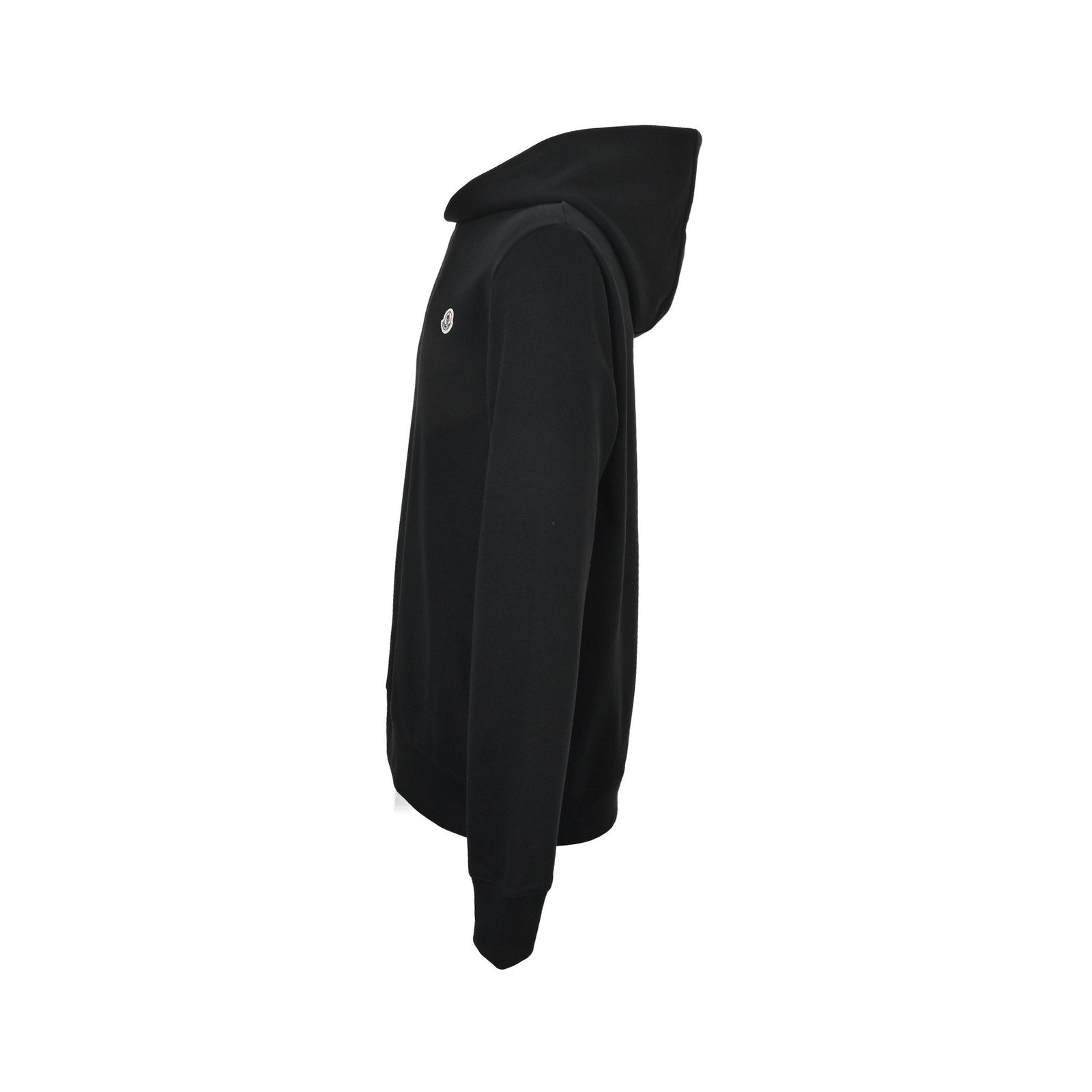 Moncler Logo Hoodie In Black