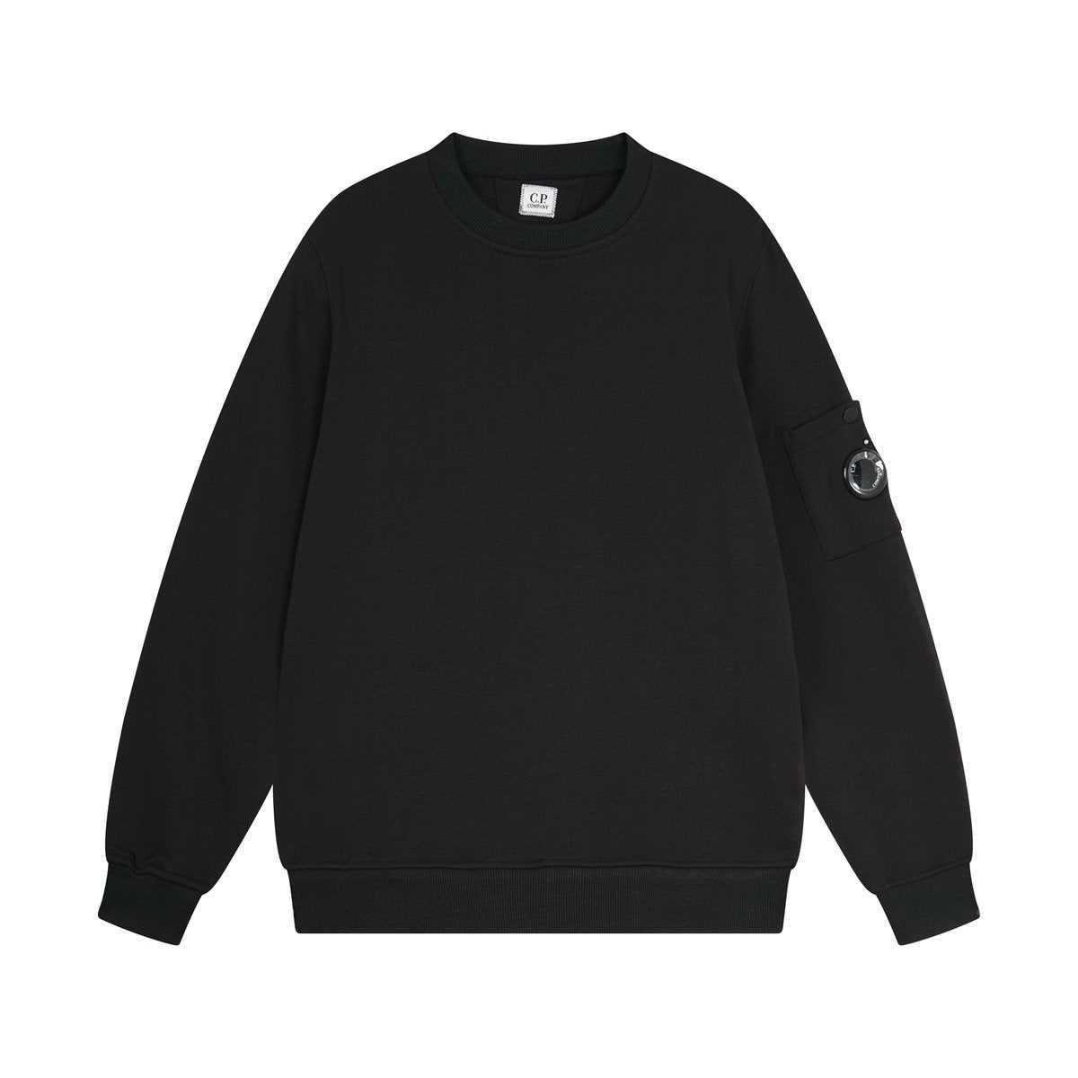 C.P. Company Sweater Basic Fleece In Black